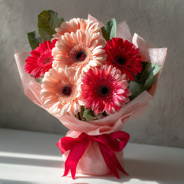 Sun-Kissed Stories — A Gerbera Daisy Bouquet of Summer Warmth